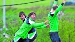 La plantilla espera con optimismo a Osasuna