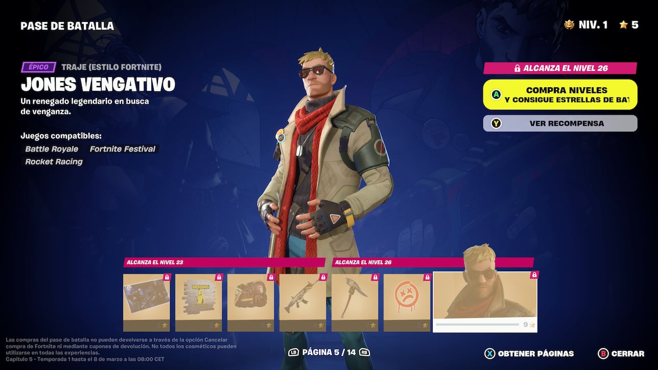 Pase De Batalla De Fortnite C5t1 Todas Las Nuevas Skins Objetos Y Recompensas Meristation