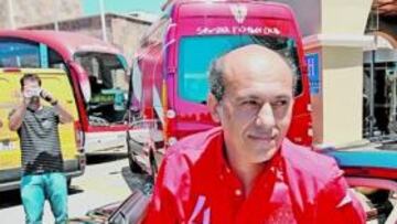 <b>LLEGADA. </b>Del Nido se presentó en el hotel de concentración a las 14:00 horas.