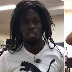 Patrice Evra se transforma en Bob Marley inspirado en Usain Bolt