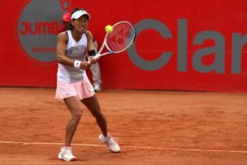 Svitolina (#27), principal figura de este certamen, derrotó a la estadounidense Louisa Chirico (#141), con parciales 6-2 y 6-1. La alemana Tatjana Maria logró su avance a segunda ronda tras vencer a la colombiana Yuliana Lizarazo, por marcador 6-3 y 6-2.