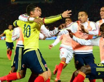 El 10 volvió al gol con la Selección Colombia 