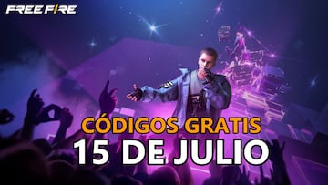 Free Fire | Códigos de hoy lunes 15 de julio de 2024: recompensas gratis