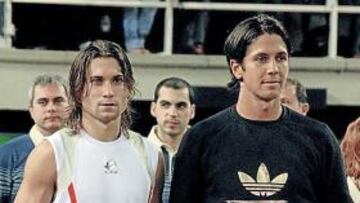 David Ferrer (izda.) y Fernando Verdasco.
