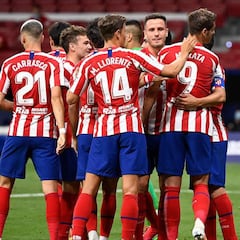 1x1 del Atlético: Morata gana confianza y Giménez es un muro