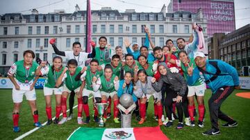 La Selecci&oacute;n Mexicana de hombres y mujeres gan&oacute; la Homeless World Cup por segunda vez consecutiva.