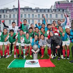 México campeón varonil y femenil en fútbol de calle