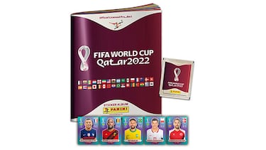 Tenemos el álbum Panini del mundial de Catar 2022, con hasta 100 sobres de cromos