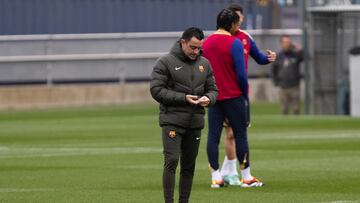 16/02/24 FC BARCELONA  ENTRENAMIENTO 
Xavi Hernandez 
