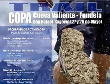 Copa Cueva Valiente: trail que apoya la lucha contra la ELA