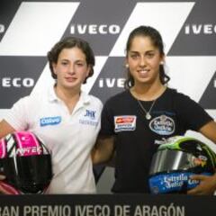 Ana Carrasco: "Marc M¨¢rquez se pone colorado con nosotras"