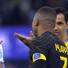 El curioso momento que compartió Cristiano y Mbappé en el encuentro amistoso
