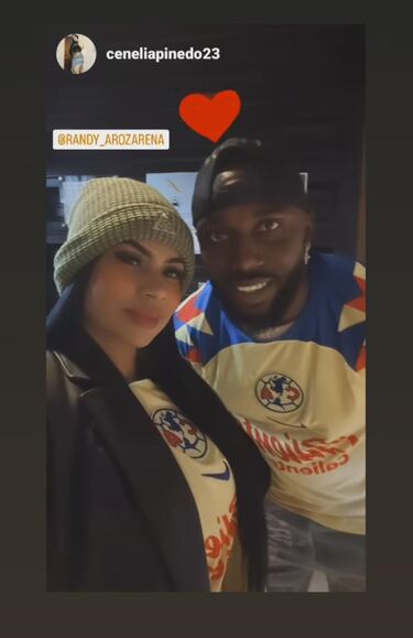 Randy Arozarena muestra su apoyo al América