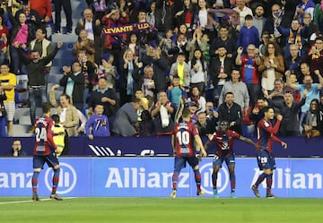 Boateng scores again and it's 2-0 for Levante.