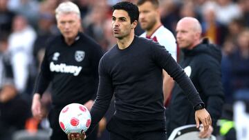 Soccer Football - Premier League - West Ham United v Arsenal - London Stadium, London, Britain - May 1, 2022 Arsenal manager Mikel Arteta REUTERS/David Klein EDITORIAL USE ONLY. No use with unauthorized audio, video, data, fixture lists, club/league logos