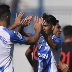 Sabin se reivindica con hat-trick y asistencia ante el Atlético B