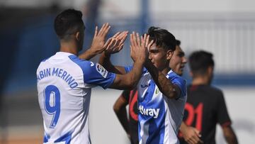 Sabin se reivindica con hat-trick y asistencia ante el Atlético B