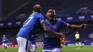 Alfredo Morelos, delantero del Rangers de Escocia estar&iacute;a en la &oacute;rbita de Al Duhail, equipo de Qatar  que lo convencer&iacute;a por su convenio con el PSG