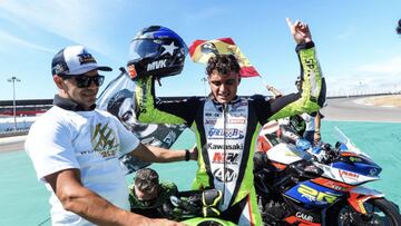 Adri&aacute;n Huertas celebra en Portimao su t&iacute;tulo de campe&oacute;n de SSP300.