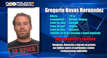 ?Te suenan? Estos son los 10 fugitivos m¨¢s buscados en Espa?a
