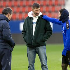 David García visita a sus excompañeros