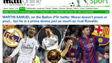 Portada digital de Daily Mail