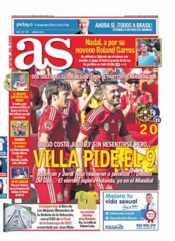 Las portadas de AS de junio