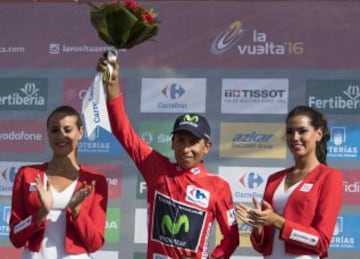 Nairo se viste de rojo y Colombia sigue liderando La Vuelta