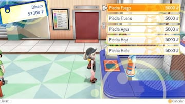 Encontrar las piedras evolutivas en Pokémon Let’s Go Pikachu / Eevee