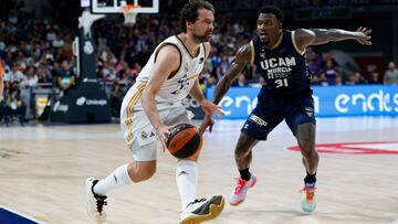 Sergio Llull ante Dylan Ennis.