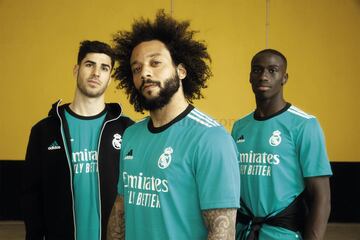 Marcelo, Marco Asensio y Mendy.