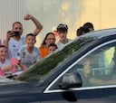 Locura en Valdebebas con Xabi Alonso: vean la secuencia cuando salió con el coche