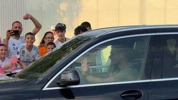 Locura en Valdebebas con Xabi Alonso: vean la secuencia cuando salió con el coche