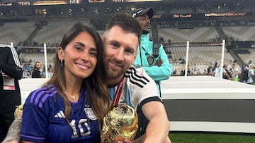 La reacción de Antonela Roccuzzo al Mundial de Messi: “Sabemos lo que sufriste”