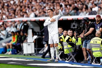El futbolista gallego fue uno de los nombres propios del partido del Bernabéu. También se despidió de la afición madridista.