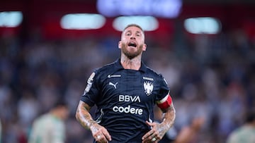 Sergio Ramos of Monterrey during the 11th round match between Monterrey and Santos as part of the Liga BBVA MX, Torneo Apertura 2025 at BBVA Bancomer Stadium, on September 27, 2025 in Monterrey, Nuevo Leon, Mexico.
