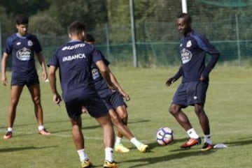 Marlos Moreno se prepara para su debut con Deportivo La Coruña