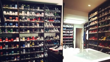 Ray Allen presume de armario