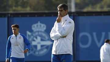 Antonio Hidalgo, técnico del Deportivo, habló sobre la eliminatoria de Copa ante el Mallorca.