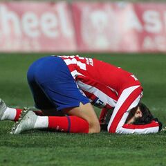 El Atlético acumula 18 lesiones esta temporada, 14 musculares