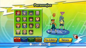 Captura de pantalla - Inazuma Eleven Strikers (Wii)