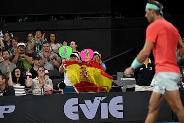 Los aficionados australianos se están volcando con la vuelta de Rafa Nadal a la competición. 