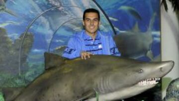 Pedro, en el Aquarium de Barcelona.