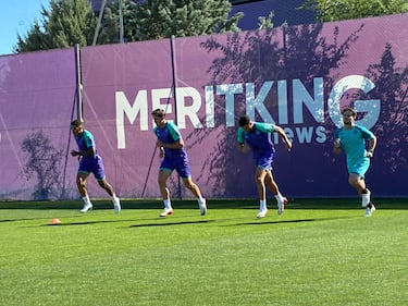 Lachuer y Jaouab, protagonistas del regreso al trabajo del Real Valladolid