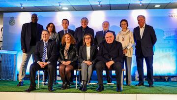 2025/03/06 LIGA EA SPORTS.
PRESENTACION DE LOS ACTOS DEL 125 ANIVERSARIO DE LA FUNDACION DE RCD ESPANYOL EN EL RCDE STADIUM DE CORNELLA.