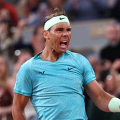 How many times has Nadal lost a match at the French Open?