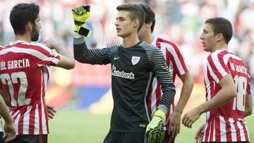Vuelta al banquillo. Arrizabalaga triunfó ante el Valencia.