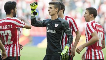 Vuelta al banquillo. Arrizabalaga triunf&oacute; ante el Valencia.
 