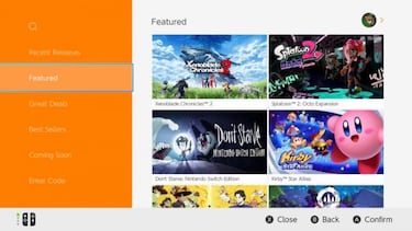 La eShop de Nintendo Switch se actualiza con novedades