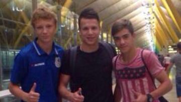 Konoplyanka, en el aeropuerto de Madrid-Barajas.